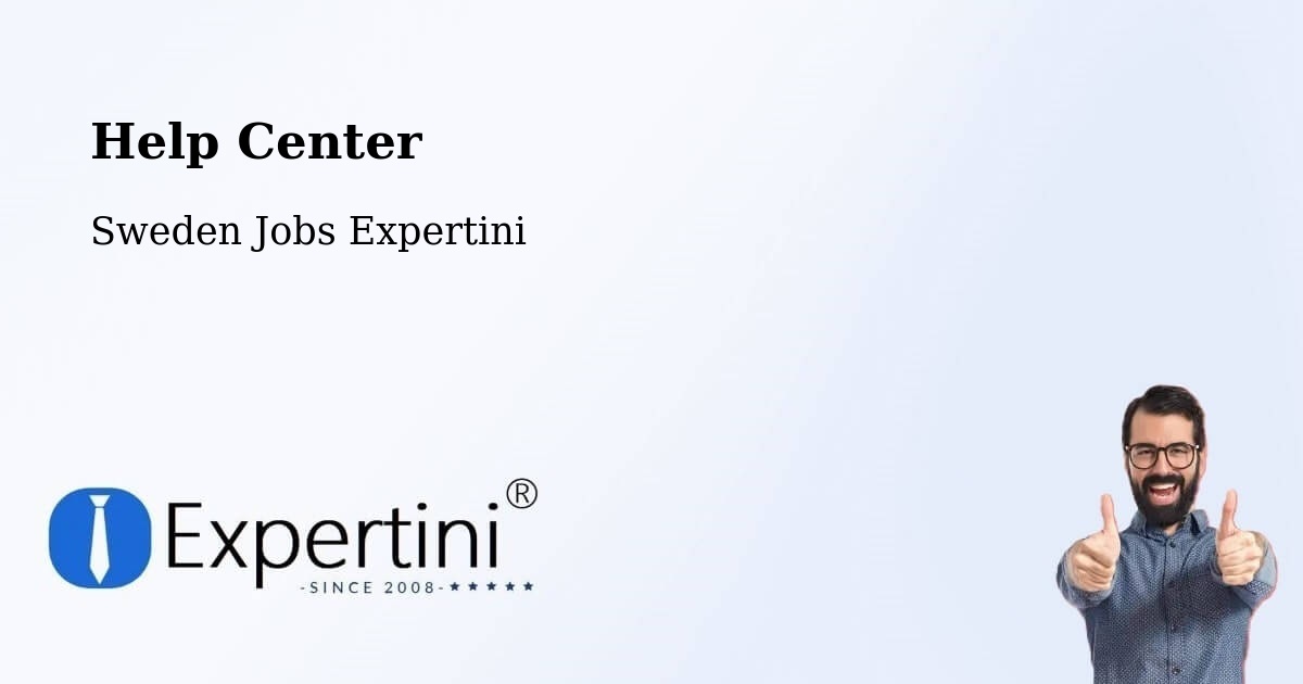 Help Center – Haparanda - Sweden Jobs Expertini