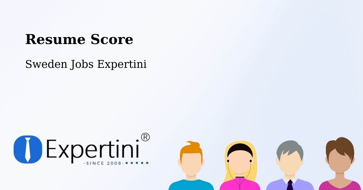 Resume Score & Job Description Match Tool – Haparanda - Sweden Jobs Expertini